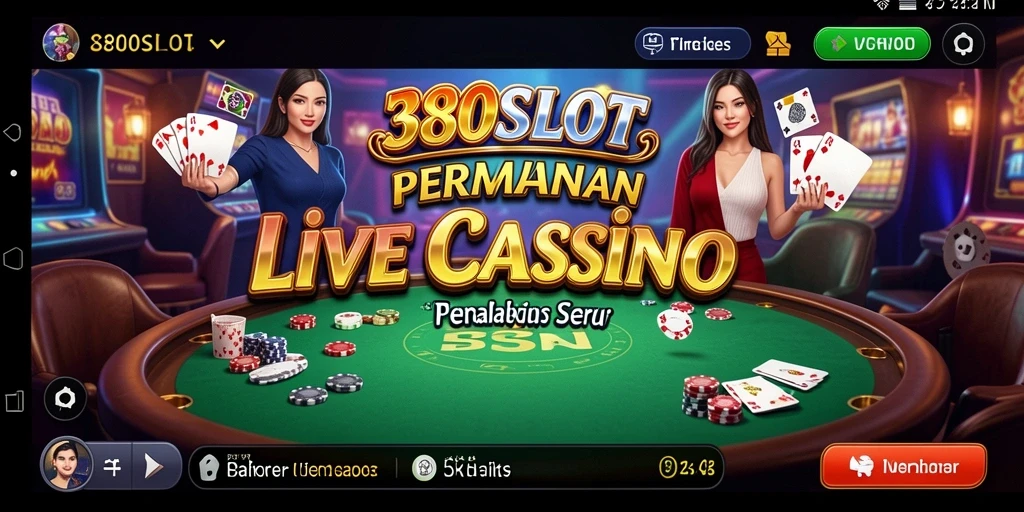 Screenshot gameplay <strong>380SLOT</strong> yang menarik dan interaktif di Live Casino.
