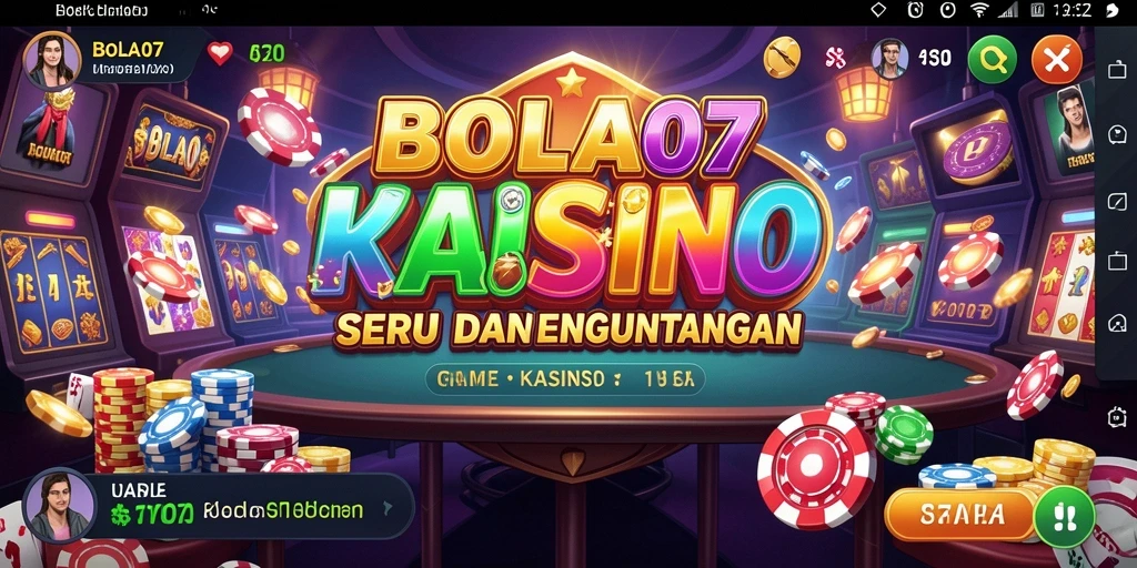 Tampilan gameplay menarik di BOLA07 dengan banyak pilihan permainan Kasino.