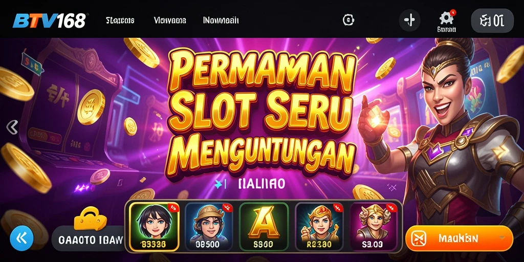 Screenshot menampilkan gameplay seru BTV168 saat bermain Slot.