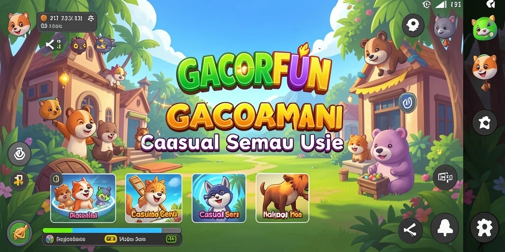 Tampilan seru gameplay GACORFUN yang menghibur.