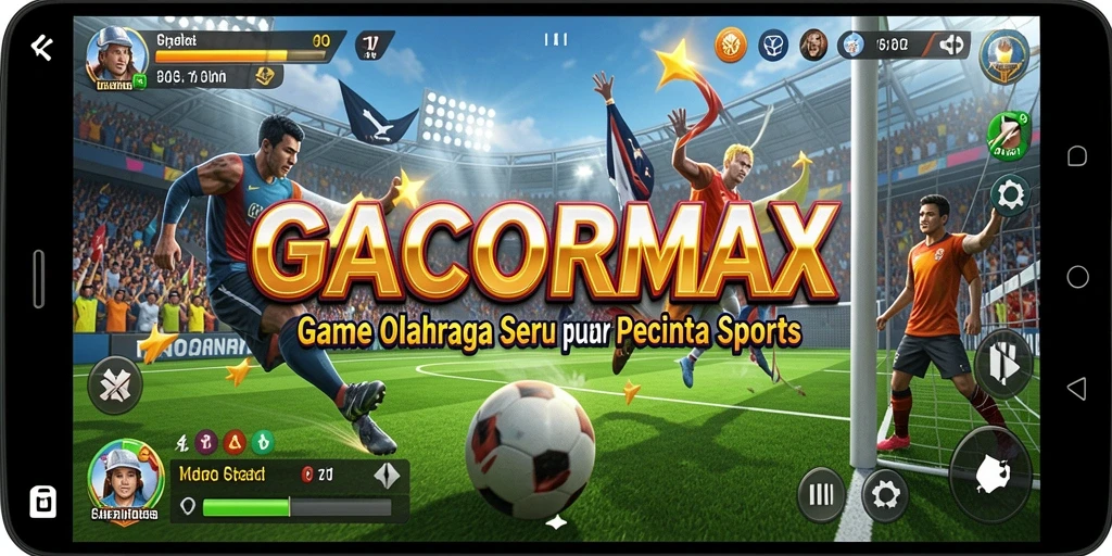 Tampilan gameplay menarik GACORMAX dengan fitur olahraga yang seru.