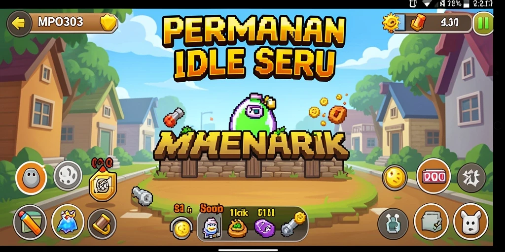 Tangkapan layar MPO303 menunjukkan aksi permainan Idle yang memikat.