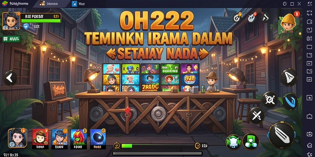 Tampilan gameplay OH222 yang seru dan penuh warna.