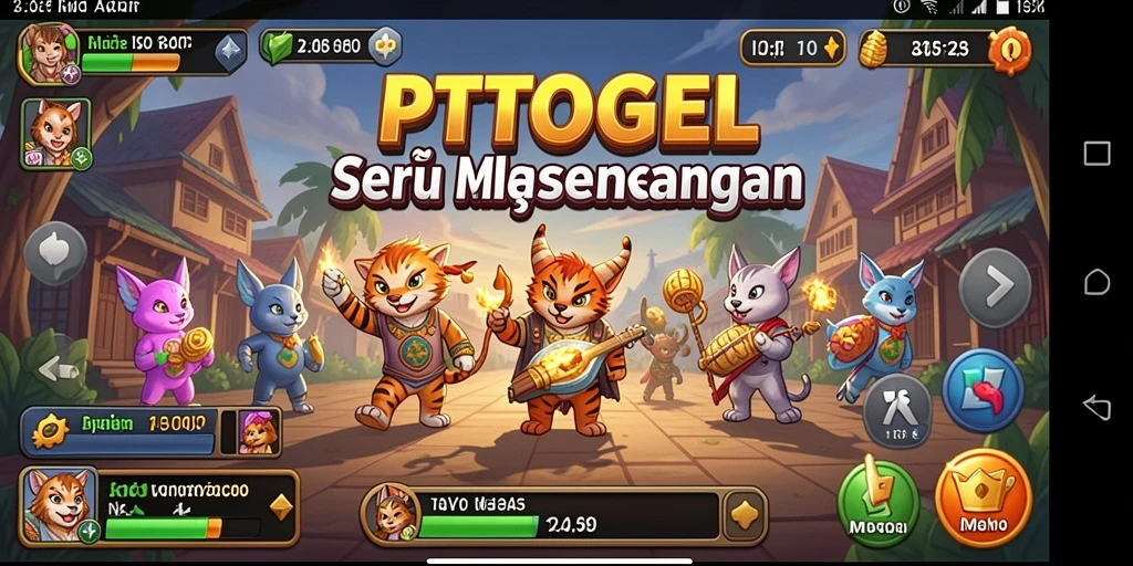 Tampilan utama gameplay PTTOGEL yang seru dan menarik.
