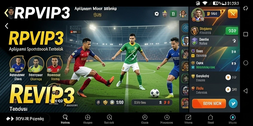 Screenshot RPVIP3 memperlihatkan pengalaman taruhan olahraga yang menarik dan interaktif.