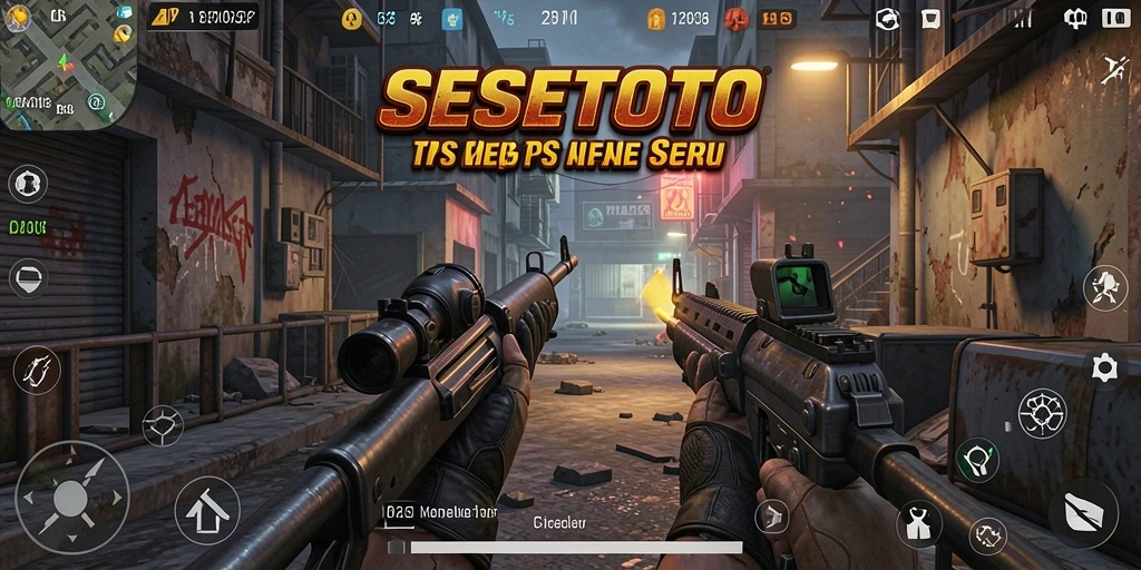 Tampilan aksi mendebarkan dalam gameplay SESETOTO.