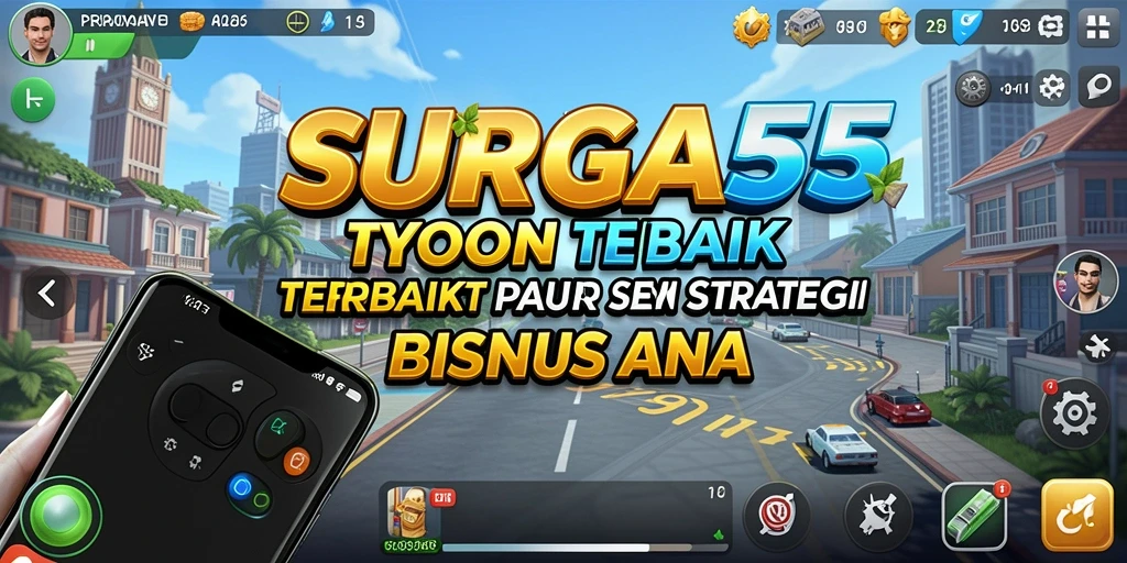 Tampilan menarik gameplay Tycoon dengan elemen strategi bisnis.