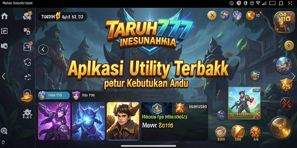 Tampilan intuitif aplikasi TARUH777 untuk manajemen sehari-hari.