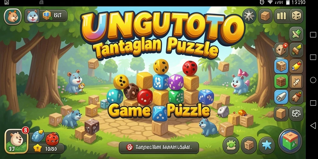 Screenshot gameplay UNGUTOTO menampilkan tantangan menakjubkan.