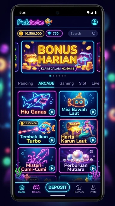 Tampilan antarmuka pengguna paktoto yang ramah dan intuitif.